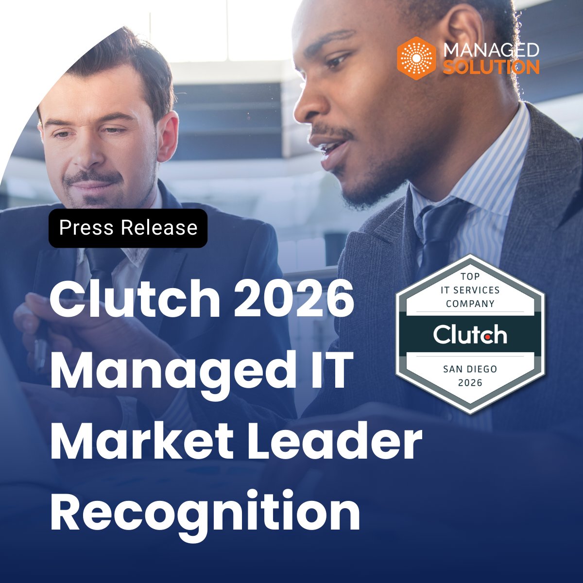 ManagedSolution's tweet photo. Managed Solution is officially a 2026 Clutch Market Leader 🎉 https://t.co/a30Yd7Q9I1

This recognition marks our market leadership in Managed IT and our rank amongst top providers for the second consecutive year, huge thanks to thank our clients and team for making it happen! https://t.co/uVdC1iUxHh