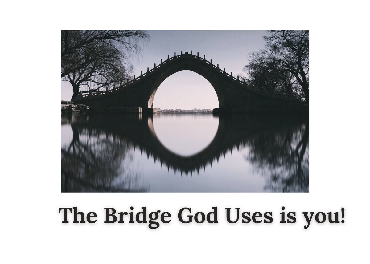 When we share our faith with others, we have no idea just how powerfully God may use that person one day! #FreshManna #ShortRead

#DailyDevotional "The Bridge God Uses is you!"  timburt.org/blog/the-bridg…