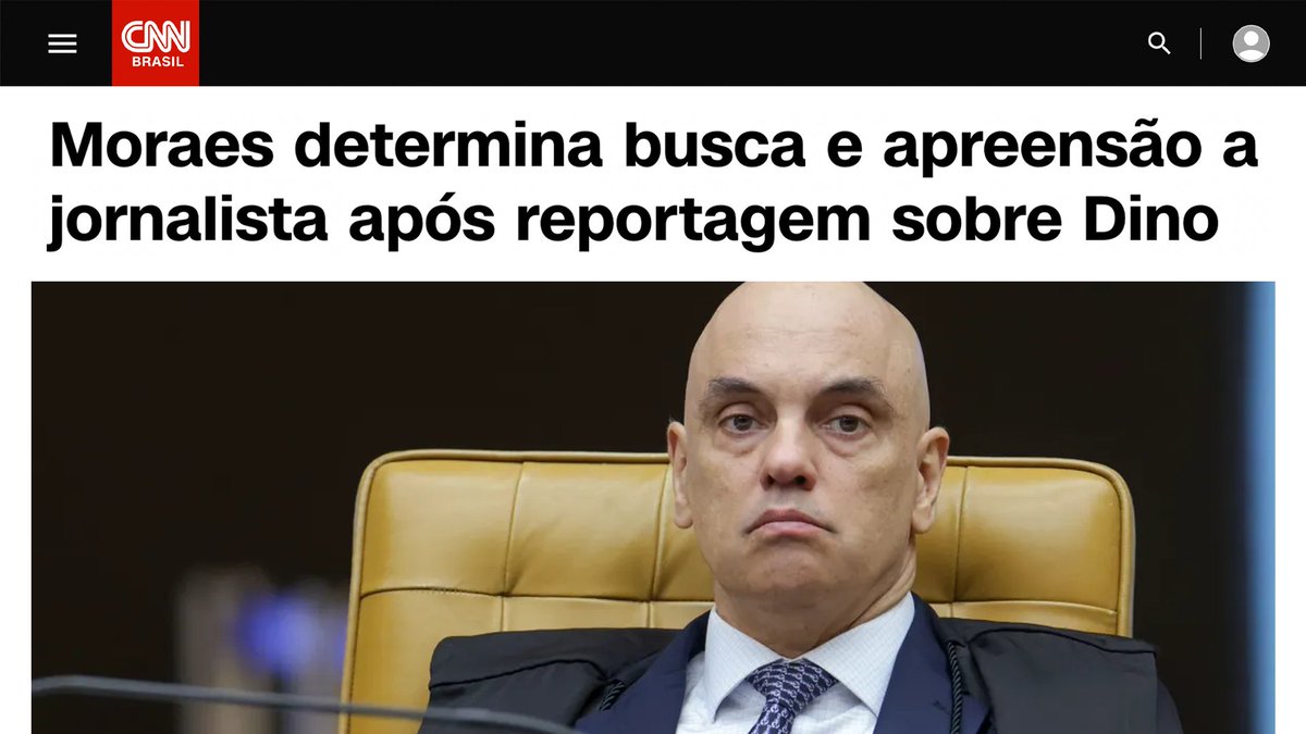 partidonovo30's tweet photo. Mais um jornalista vítima dos abusos do STF 

Moraes determinou buscas na casa de Luis Pablo com base no inquérito das fake news, de 7 anos atrás.

O jornalista do Maranhão publicou que familiares de Flávio Dino estariam usando irregularmente um veículo oficial do TJ-MA.

🧶