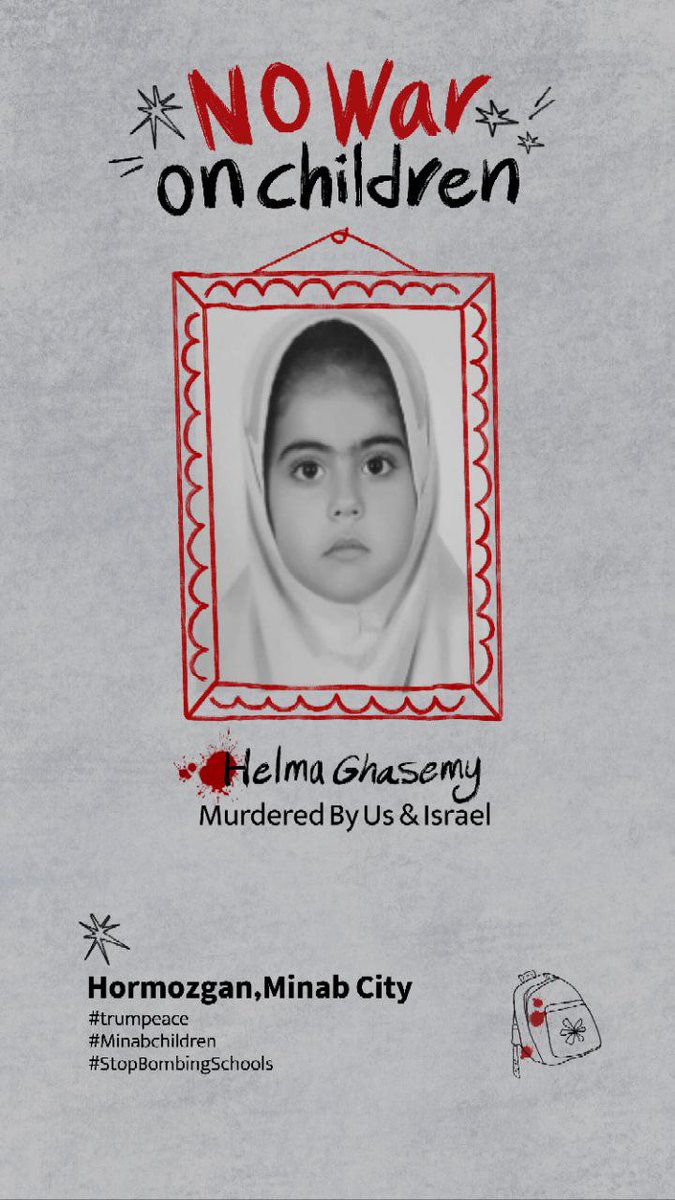 IraninHyderabad's tweet photo. Killed by USA &amp; Israel
In #MinabSchool
28 Feb
#TrumpMustPay https://t.co/f6BCg93edo
