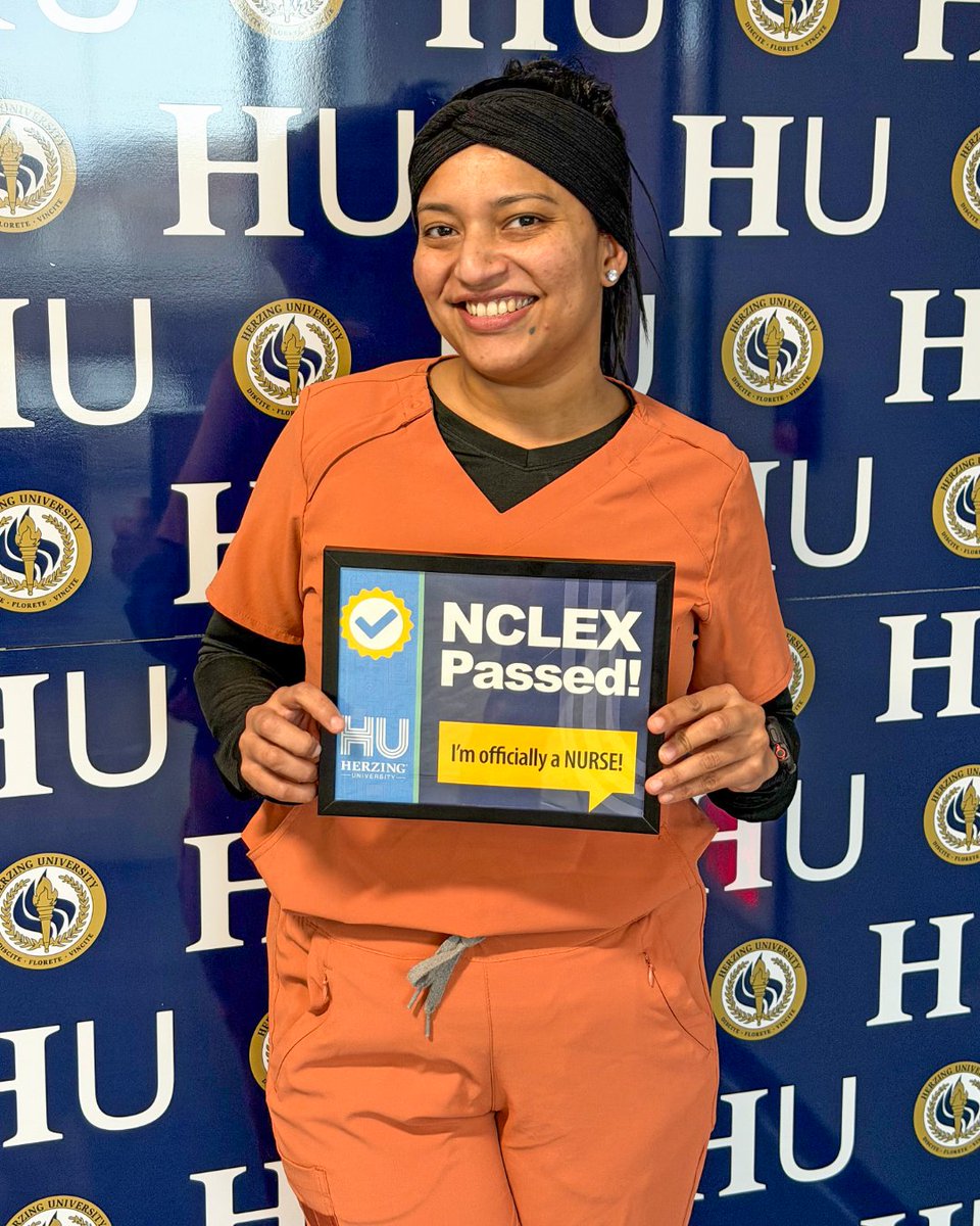 HerzingUniv's tweet image. Jyotika Navi passed her NCLEX at our Kenosha campus! Join us in celebrating her monumental achievement! 🎊🎊🎊 #HUPossible

#Kenosha #Wisconsin #NCLEX #Nursing #NursingSchool #NewNurse #Congrats #Nurse
