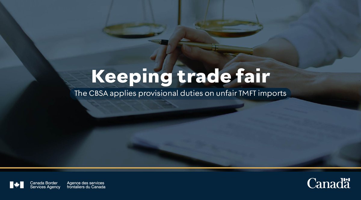 CanBorder's tweet photo. To keep trade fair for Canadian businesses, CBSA is cracking down on unfairly priced imports.
Preliminary results show thermoformed molded fibre tableware from China is being dumped and subsidized. Provisional duties now apply. https://t.co/xfNHDG11Kp https://t.co/I2dJWwn9vg