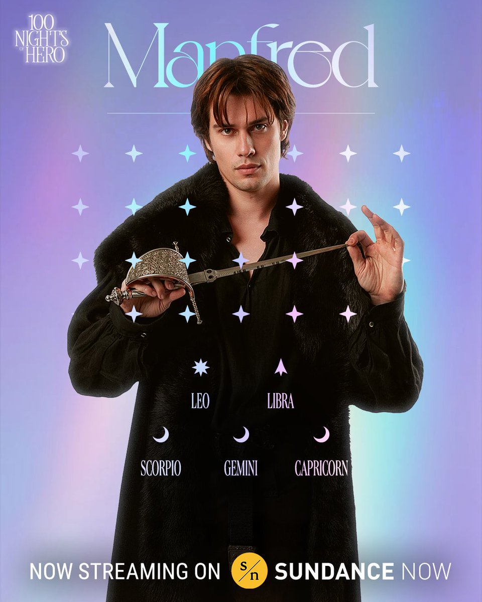 sundance_now's tweet photo. Desire changes everything.
Nicholas Galitzine, Maika Monroe, and Emma Corrin star in #100NightsofHero. Streaming on Sundance Now, the home of independent film. https://t.co/o5rRC1KMml