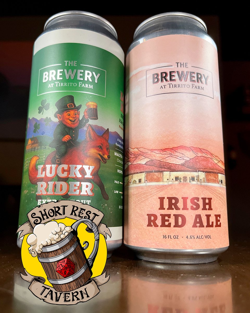 tucgamesgadgets's tweet photo. What's St Patrick's Day without a good beer to chase down your bangers and mash? The Short Rest Tavern has you covered with two fun additions for the holiday weekend. Get them while supplies last! #irish #stpatricksday #irishbeer #localbar https://t.co/Kw0ECv689u