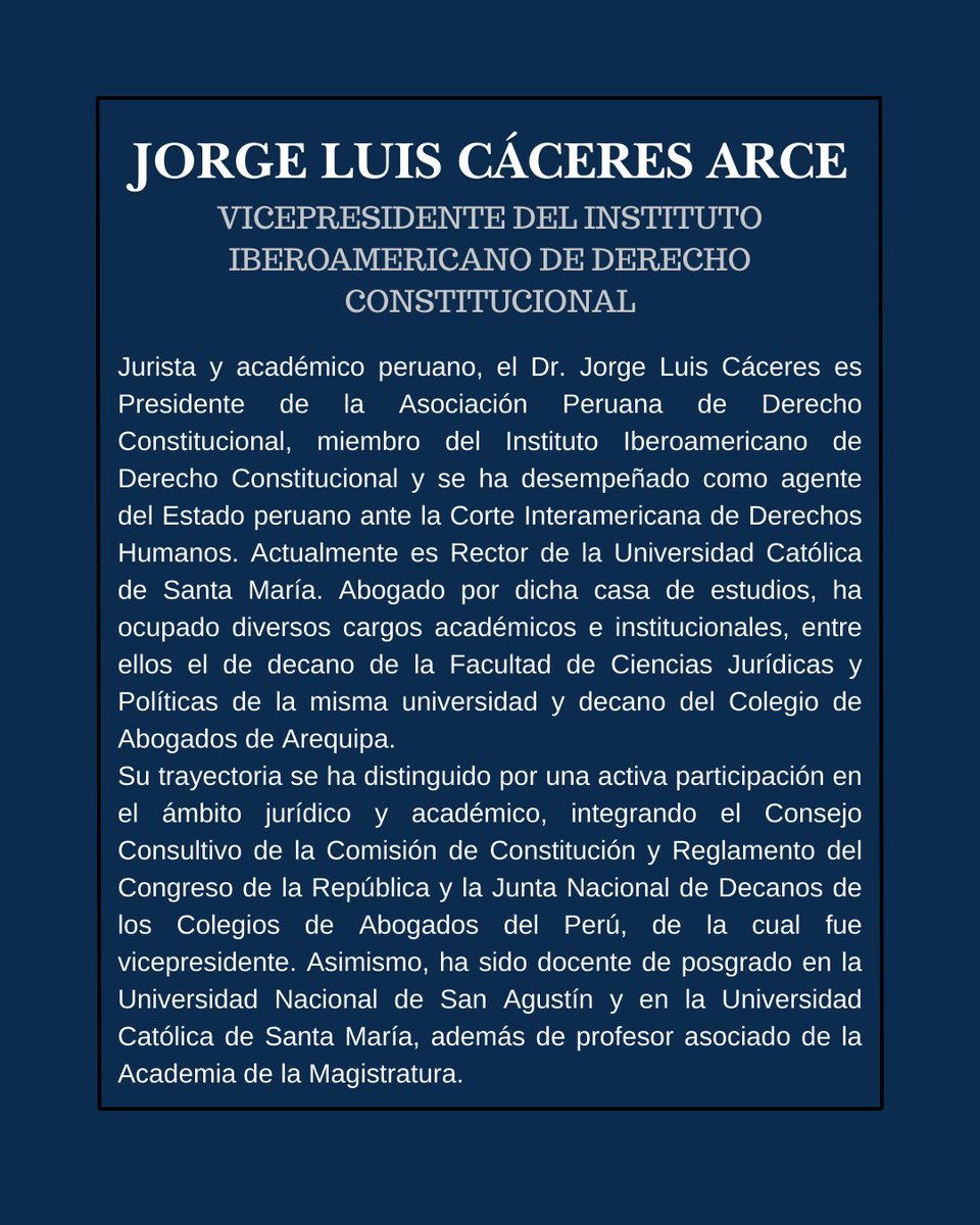 Instituto Iberoamericano de Derecho Constitucional tweet media