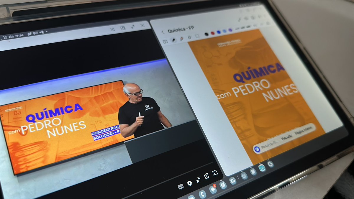 Podem falar o que quiser pra mim, mas o Pedro Nunes, professor de química da Fernanda Pessoa, é surreal de bom! 🥹✨ 
Inacreditável o jeito que a química tá começando a fazer sentido 🤩