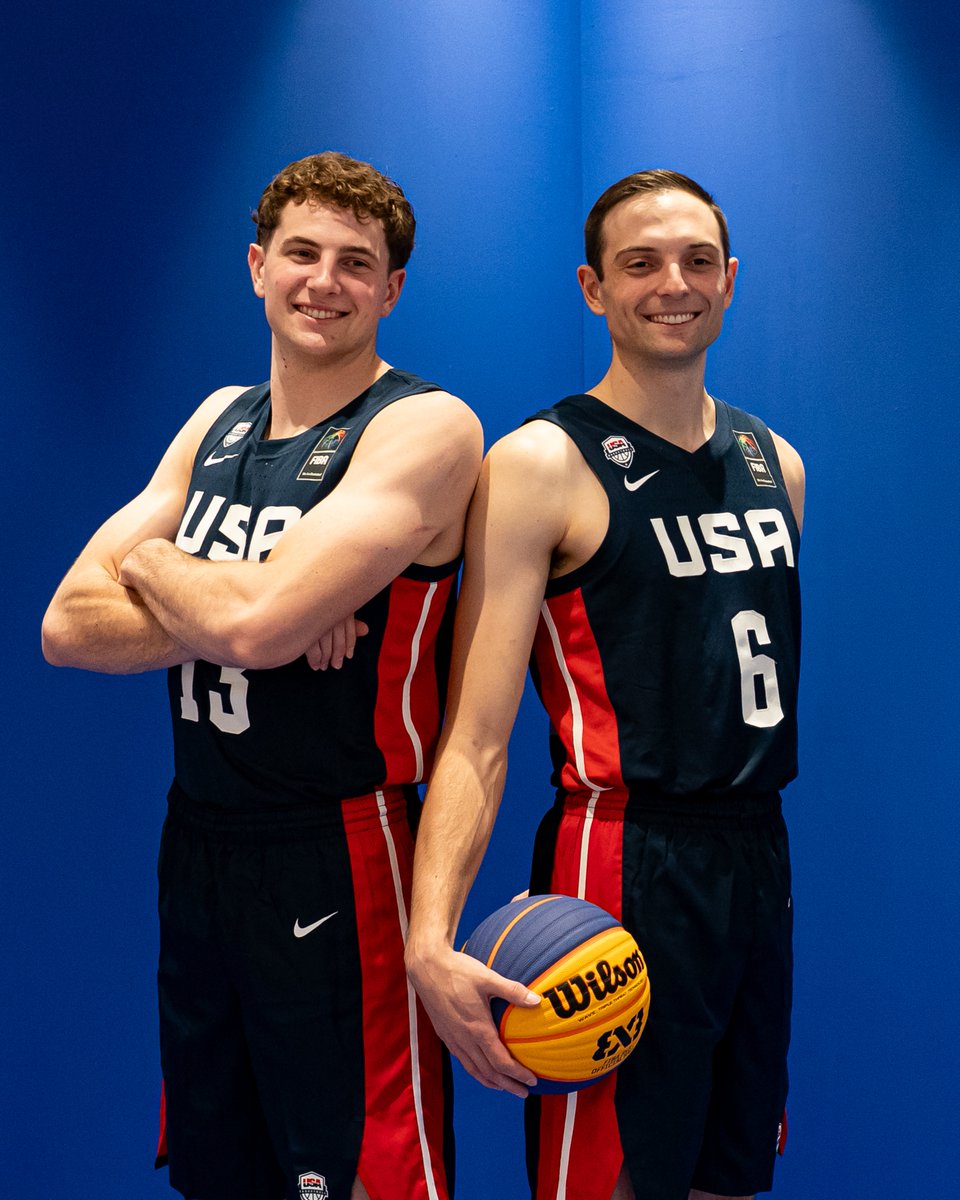 We're bringing the brotherly love to Bangkok.

The uber-athletic Pierce family is well represented on the 2026 USA Men's 3x3 Champions Cup Team as Caden &amp; Justin step on the court together for the first time. 

🇺🇸🏀 usab.com/news/2026/03/j…