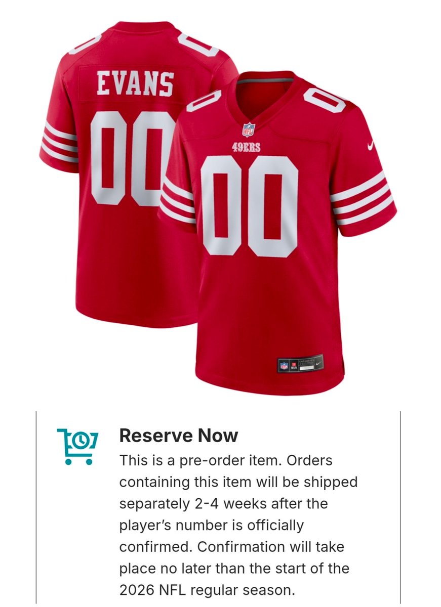 🚨NOW AVAILABLE🚨

📸 Nike Mike Evans Scarlet San Francisco 49ers Game Jersey

🔗 49ers.pxf.io/AgWxZ1