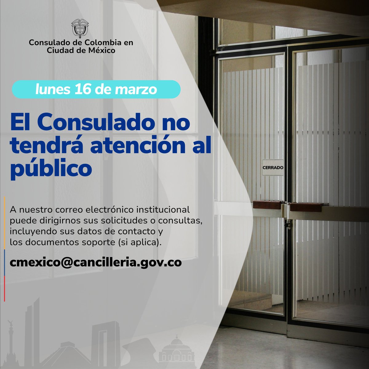 Consulado General de Colombia en México tweet media