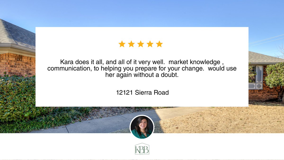 karabowes's tweet photo. My latest  review in Oklahoma City.
Oklahoma 143325🛌 3 🛀 2 🚘 2

https://t.co/kxHvrOvshm house one day and sold the next. how does it get better than that?!!!★★★★★5

...
#ratemyagent #realestate #KBBrealestate #okcrealtor https://t.co/uW5fFEsY2m