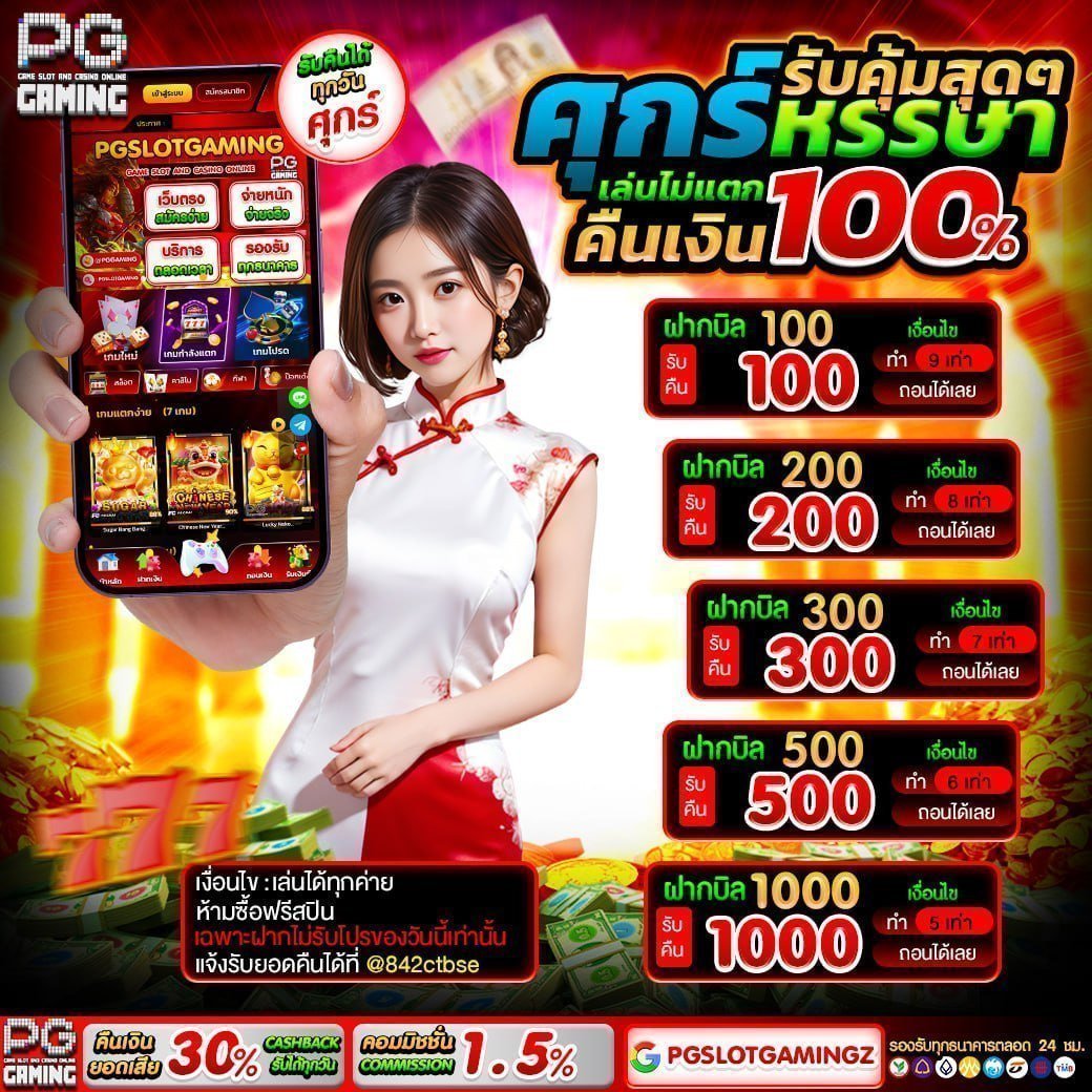 💰ศุกร์หรรษา! รับคืน 100% เล่นไม่แตก ก็ไม่เสีย!💰

💡เงื่อนไขง่ายๆ
🪙ฝากแบบไม่รับโบนัส
🧲เล่นได้เฉพาะสล็อตทุกค่าย
❌ห้ามซื้อฟรีสปิน

📌 รีบเลย! เฉพาะวันศุกร์เท่านั้น!
ทางเข้า : bit.ly/pgslotggaming
แจ้งรับ : lin.ee/38kmISK
#สล็อตออนไลน์ #สล็อตเกมส์ #เว็บสล็อตเครดิตฟรี