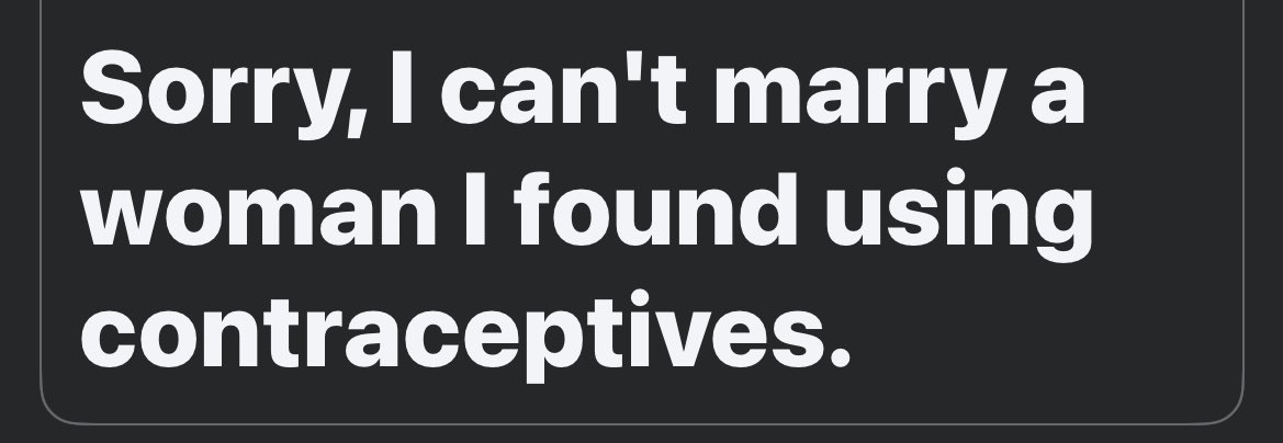 Who said we wanna be married?😭