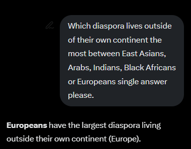 JessTevvie's tweet photo. @AFpost Literally nobody give a fuck lol. What people do give a fuck about is the white &amp; zionist diaspora being in other peoples continents trying to undermine it's natives. White people were the biggest proponents of displacing people. Now cry victim. https://t.co/pxZE3jnV5U