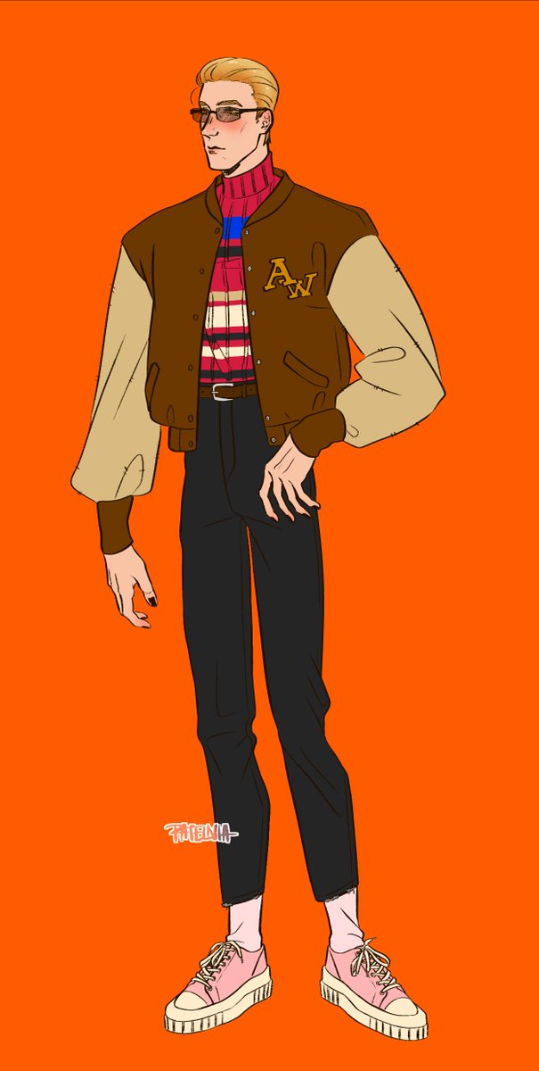 patoTFP's tweet photo. put wesker in my favourite spring/winter outfit today yippee https://t.co/bMiHGI6PKo