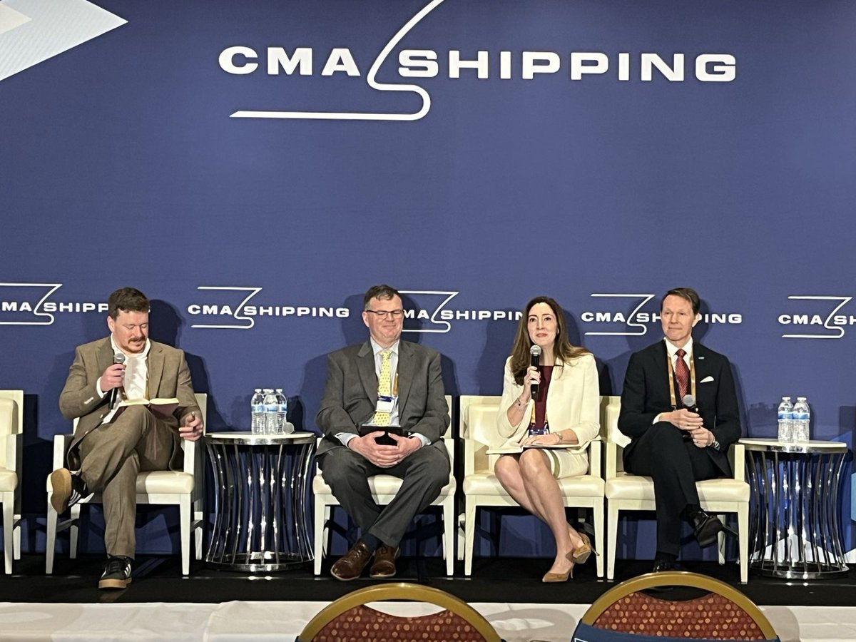 americanpandi's tweet photo. Dry bulk #charterers & #brokers continue to navigate a demanding market. At #CMAShipping 2026 #AmericanPandI's Alexis Lemon-Zakou addressed how commercial pressure, operational complexity & contractual exposure shape decision-making across the sector.
🔗https://t.co/IzFgJctyrV https://t.co/QlFxRyNfHp