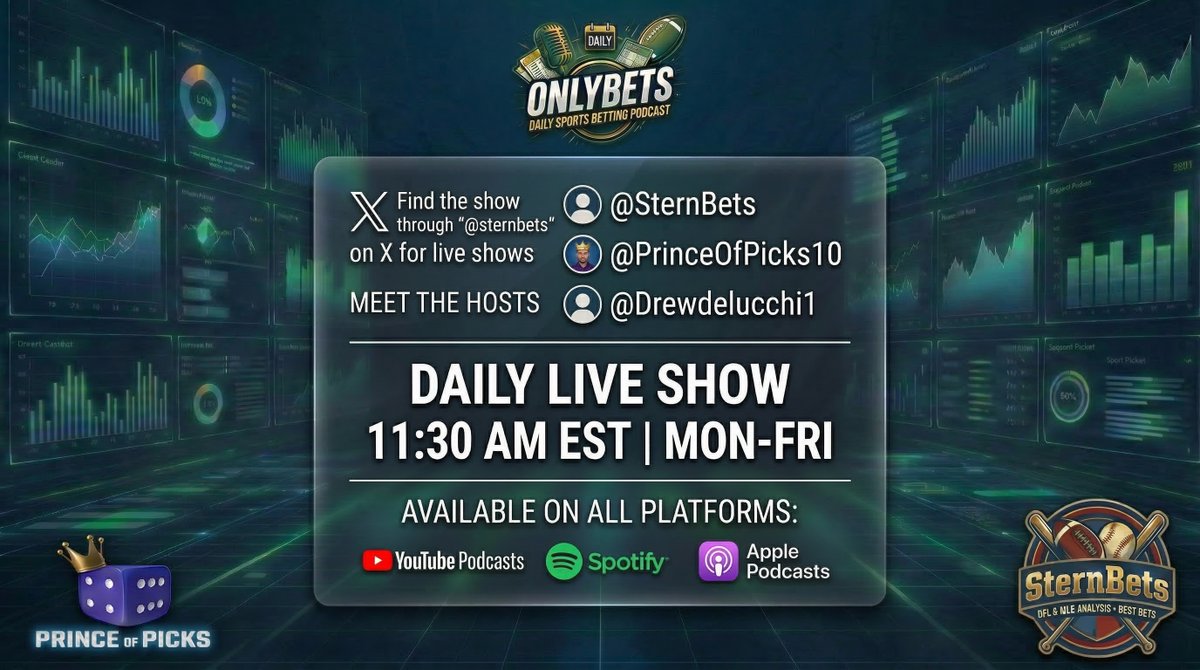 SternBets | Moshe Stern tweet media