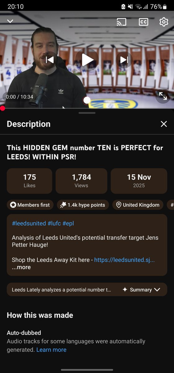 Leeds Lately - Youtube tweet media