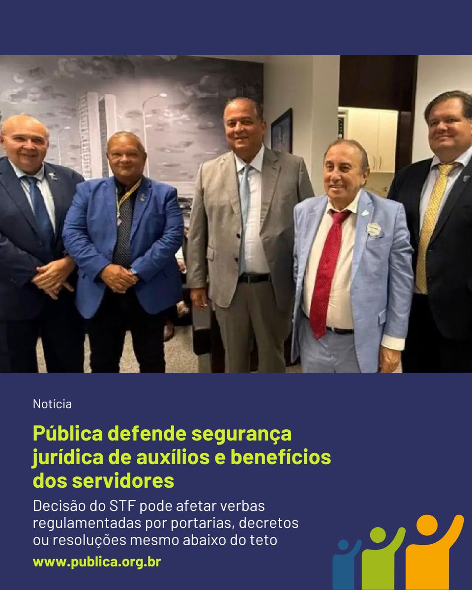 O encontro, articulado pela Fenafisco, focou na relatoria do senador sobre o PL 2721/21, que visa regulamentar as verbas de caráter indenizatório que não devem ser submetidas ao teto constitucional (§ 11 do art. 37 da Constituição).

publica.org.br/noticias/publi…