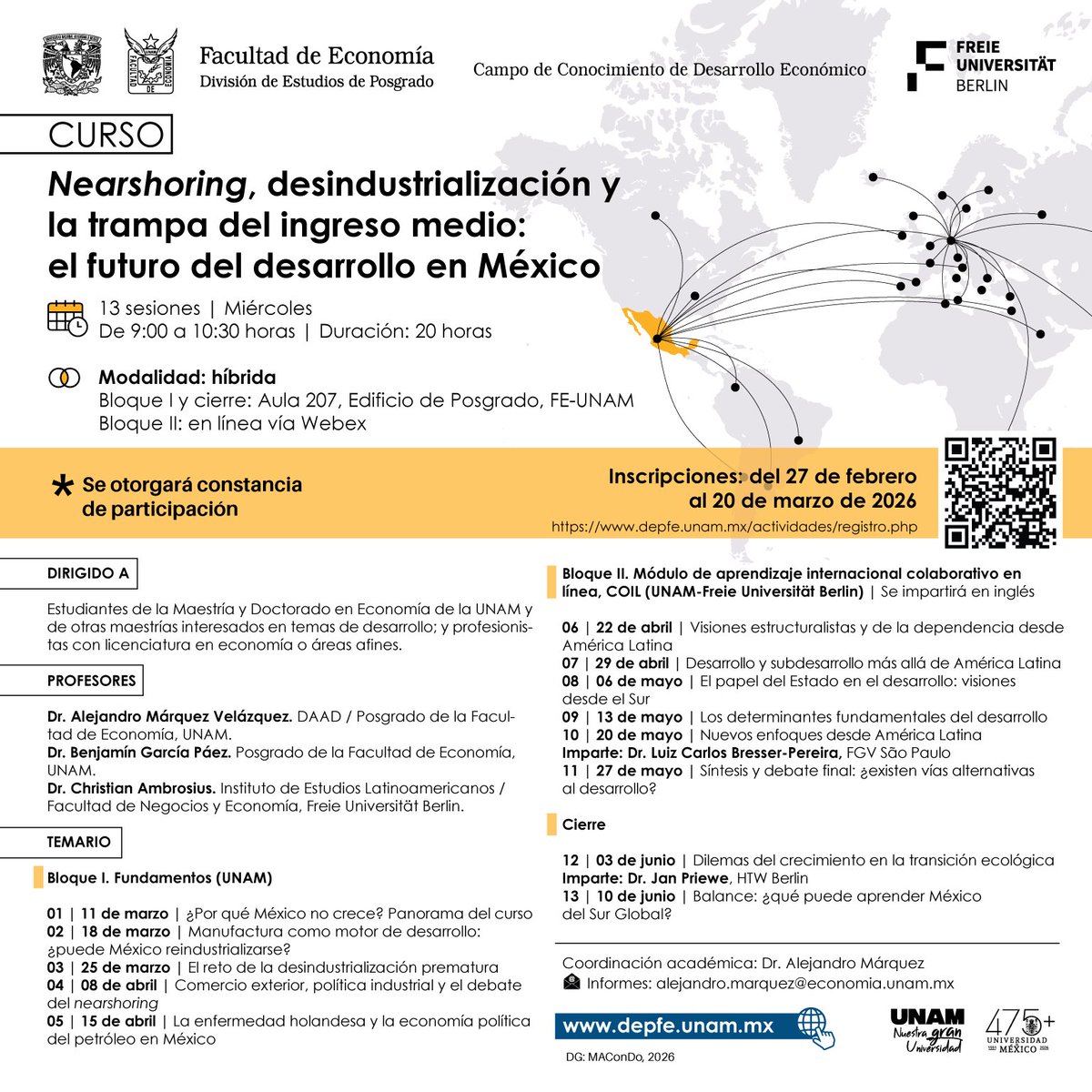 EconomíaUNAM oficial tweet media