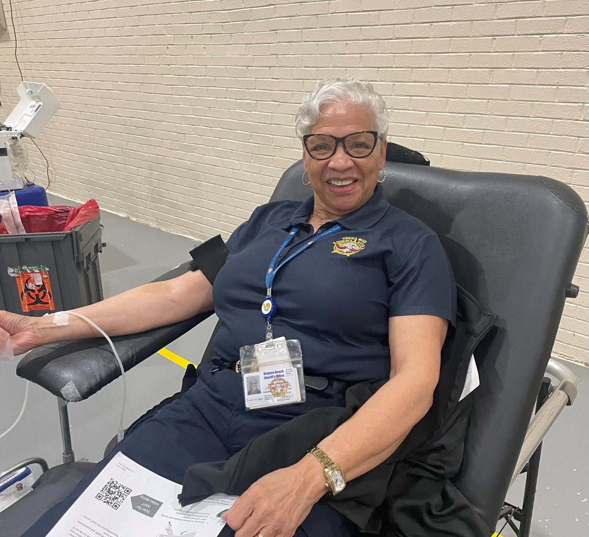 VBSO's tweet photo. During Thursday’s VBSO Community Blood Drive, our goal was 30 units — and our amazing donors delivered 32 units to help save lives.

Thank you to everyone who donated and to the outstanding @RedCross blood drive staff who made the event such a success.

#VBSOconnect #GiveBlood #CommunityStrong