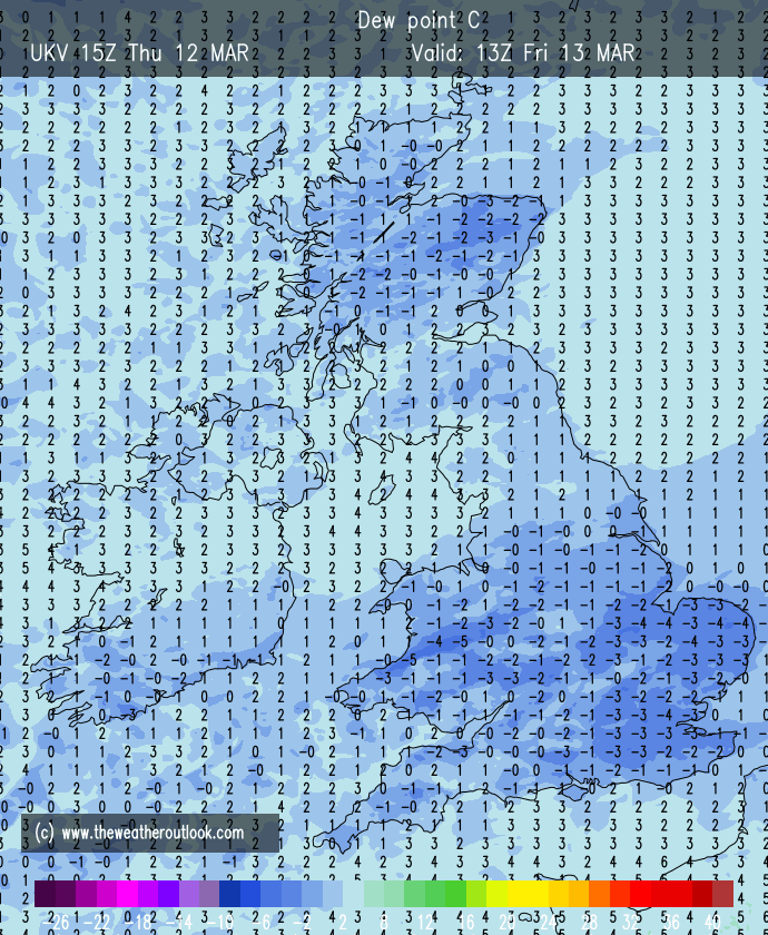 FRIDAY Sunny spells, much colder and windy. Some wintry showers ...