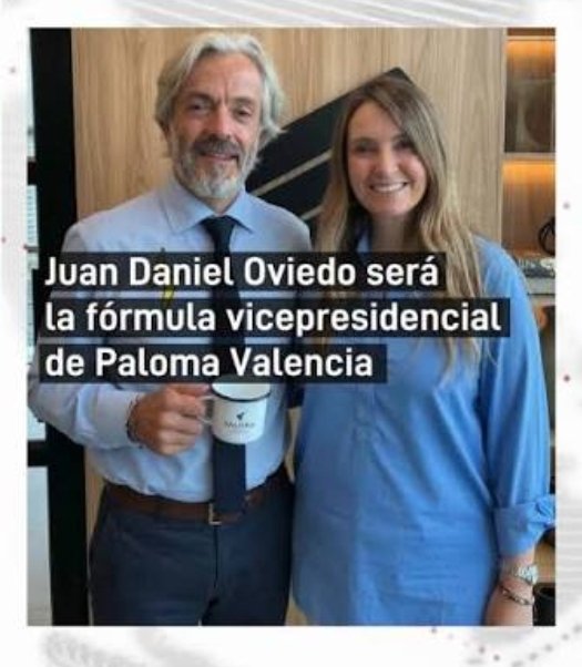 diegoescamillam's tweet photo. Oviedo aceptó la vicepresidencia del Centro Democrático porque el Centro Democrático aceptó moderar sus posiciones.

¿Alguien en su sano juicio cree que el Centro Democrático, una vez en la presidencia, va a moderarse? Bueno, Oviedo sí. ¿Ingenuo? No creo https://t.co/WmzsU0CpW2