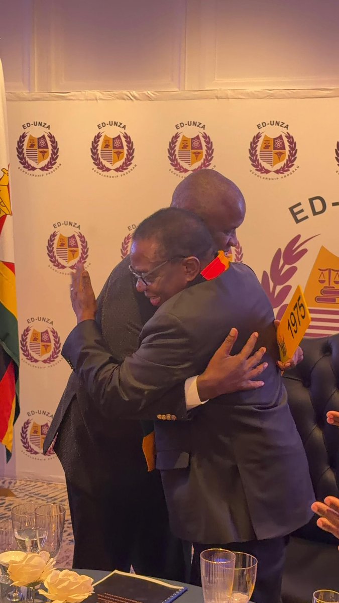 Best caption wins!!

President ED Mnangagwa and Cde Nhamoyapera