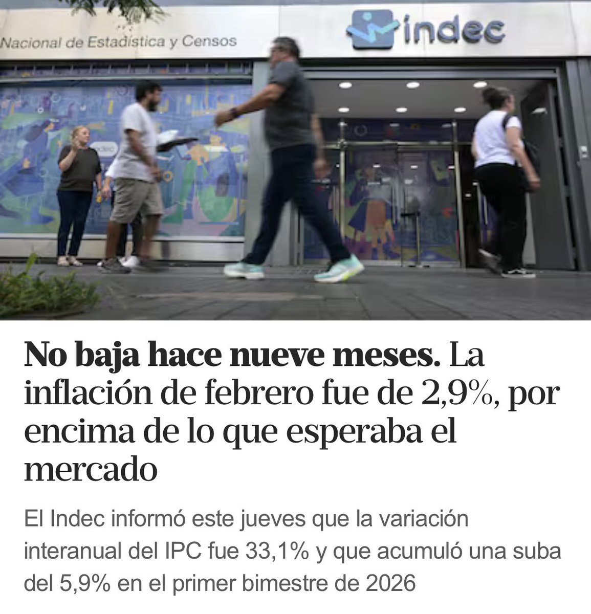 Si emitís como un caballo, como se ha hecho desde diciembre 2023 quintuplicando la cantidad de moneda argentina, vas a tener inflación aunque la reprimas por tipo de cambio, como nos enseñaran Milei y Benegas Lynch. Con delay de 18 a 24 meses, sí.