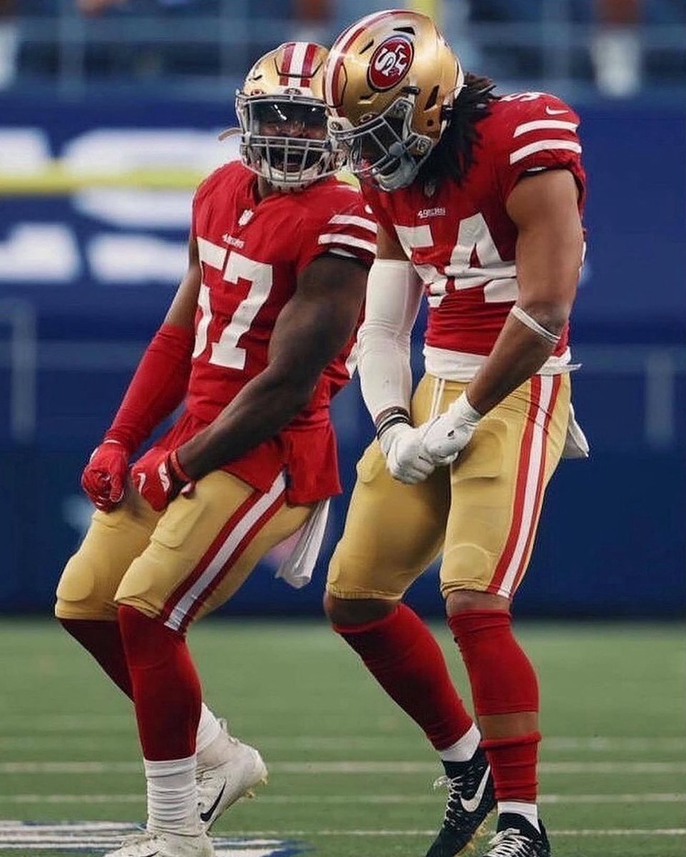 OurSf49ers's tweet photo. Dre Greenlaw + Fred Warner Reunion 🔜 😈 https://t.co/obJGwAw2sE
