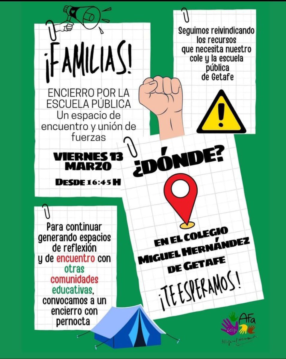 Asamblea Menos Lectivas #SalvemosLaPública tweet media