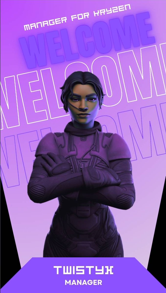 💜🤍 WELCOME TWISTYX 🤍💜

Exactement, un nouveau manager arrive au sein de notre effectif, bienvenue à Twistyx au sein de la Kryzen Esport !