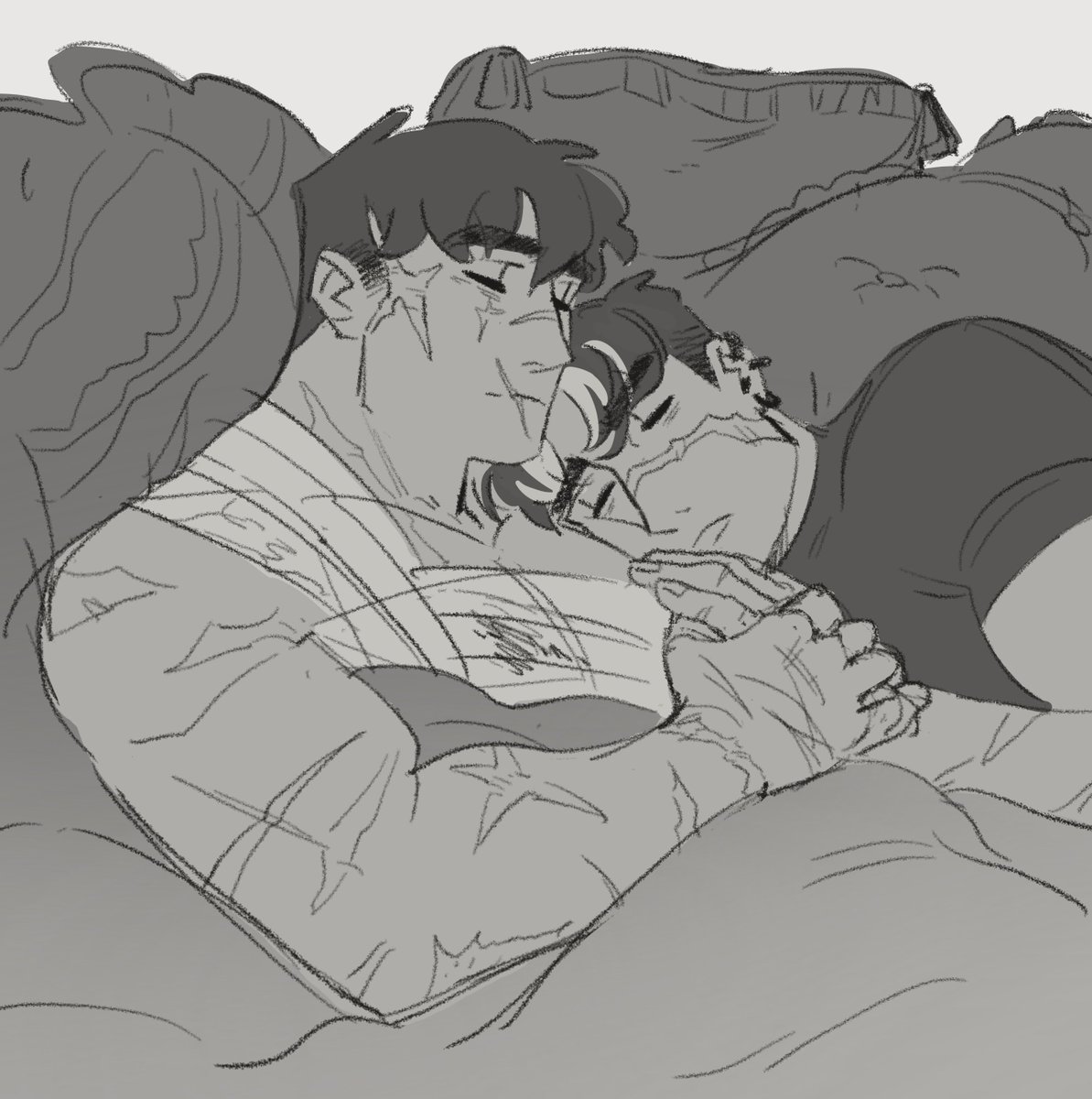 renviary's tweet image. (platonic/familial)
it's my sacred duty to balance out the angst the writers of the todd twins au make with healing fluff 
#jasontodd #redhood #arkhamknight #dc