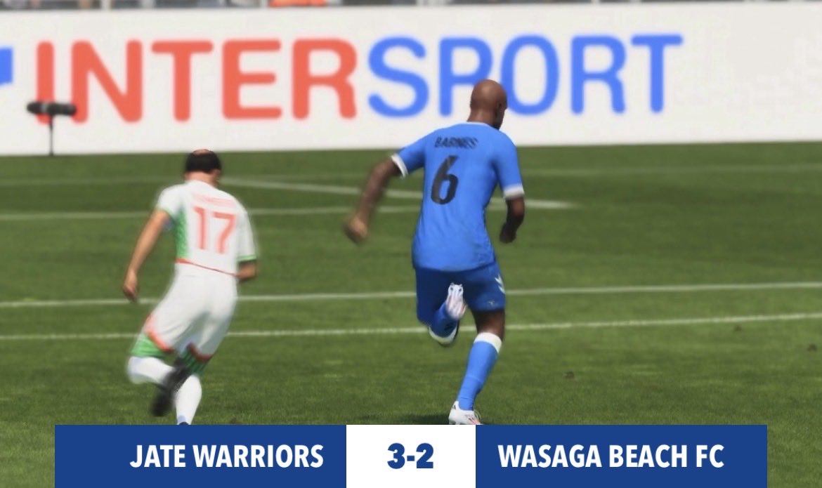 WasagaBeachFC's tweet photo. Wasaga Beach, after a hard fought comeback, fall short in their first match of the season.

#WBFC || #WasagaBeach https://t.co/laOxxNpalT