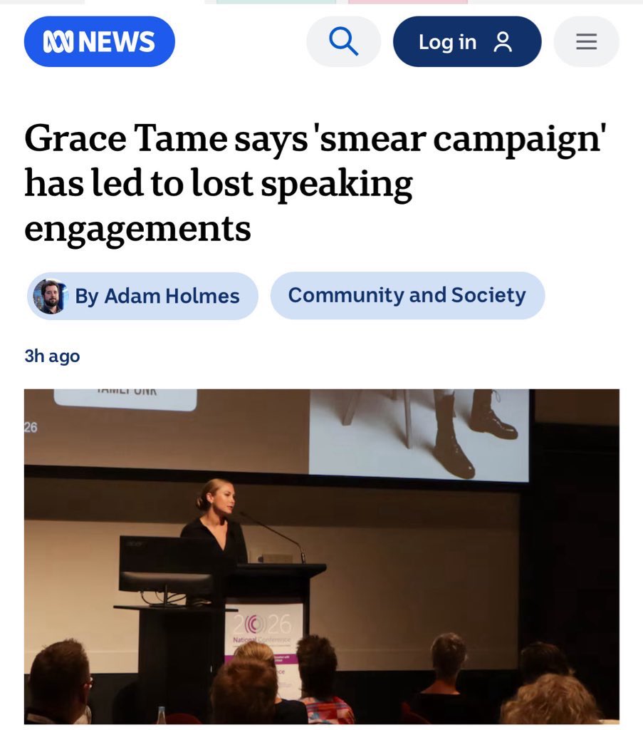 rtralphy's tweet photo. Yesterday we read in the ABC that poor UnAustralian of the year Grace Tame has lost corporate gigs

Boohoo Grace

This morning another reminder of what Globalise the intifada is 

Any company that still gives Grace Tame a gig should be judged accordingly https://t.co/7uYA5ciKCu