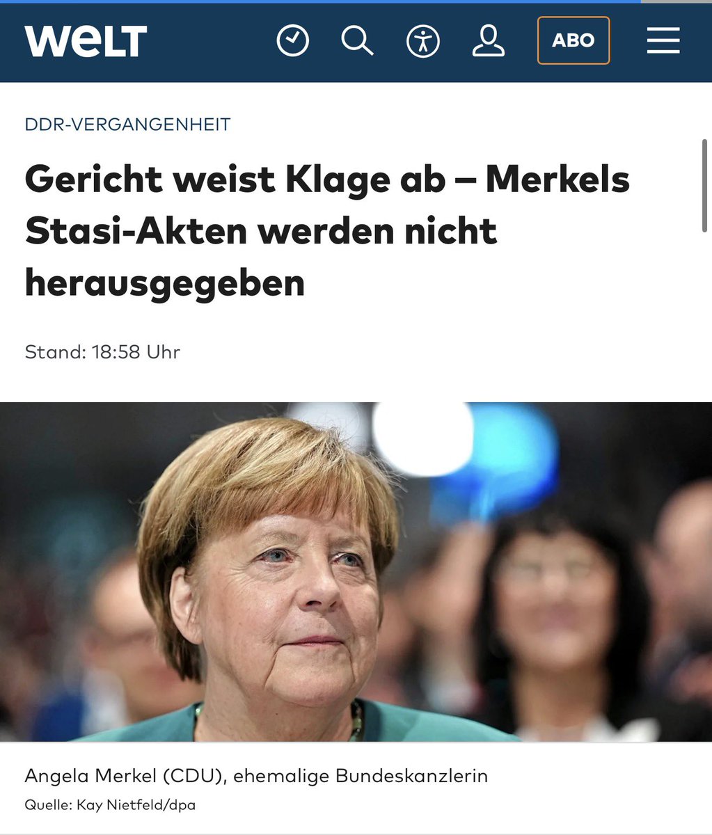 Georg_Pazderski's tweet image. Merkels STASI-Akte wird NICHT VERÖFFENTLICHT❗️

Was hat diese Frau zu verbergen, was soll vertuscht werden?

Oskar Lafontaine, 01.06.2008:
„Sie haben eine überzeugte Jungkommunistin zur Kanzlerin gewählt. Ist Ihnen das überhaupt klar? Frau Merkel war FDJ-Funktionärin für