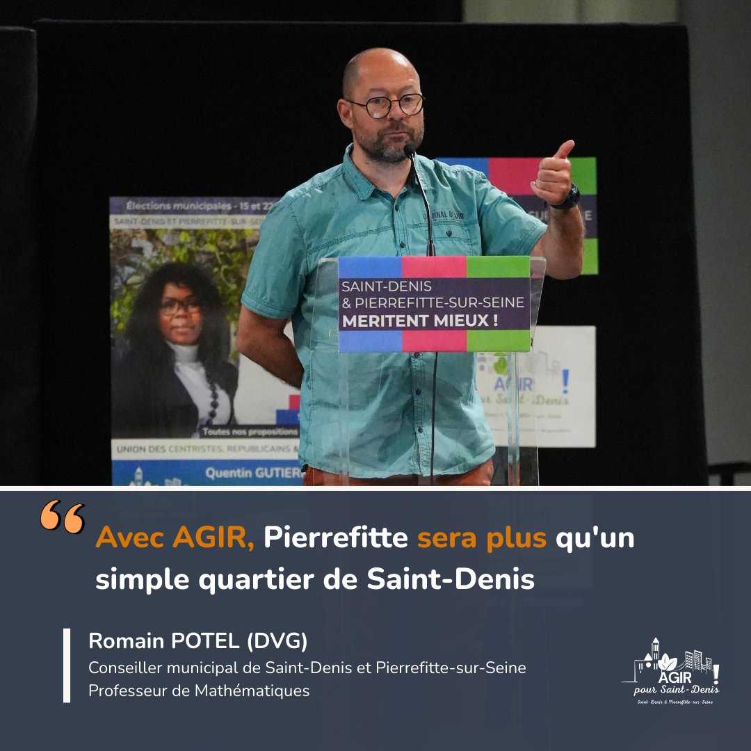 Romain Potel, élu pierrefittois, a dressé hier soir le bilan de la fusion : masse salariale en hausse, aucun investissement structurant pour Pierrefitte, promesse de référendum intenable. 

AGIR propose une vraie gouvernance de proximité.
#municipales2026 #saintdenis #pierrefitte