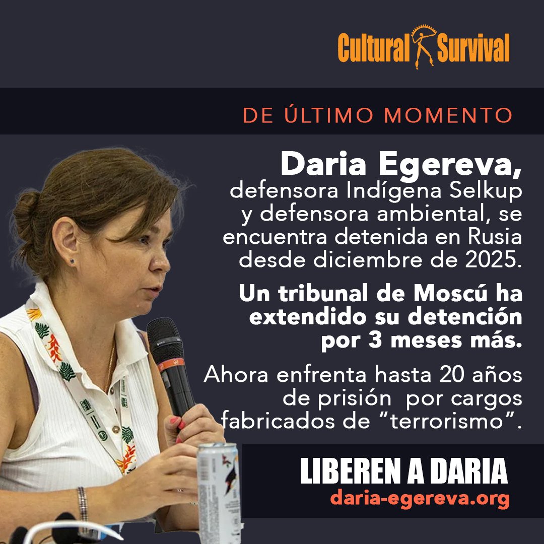 Cultural Survival en Español tweet media