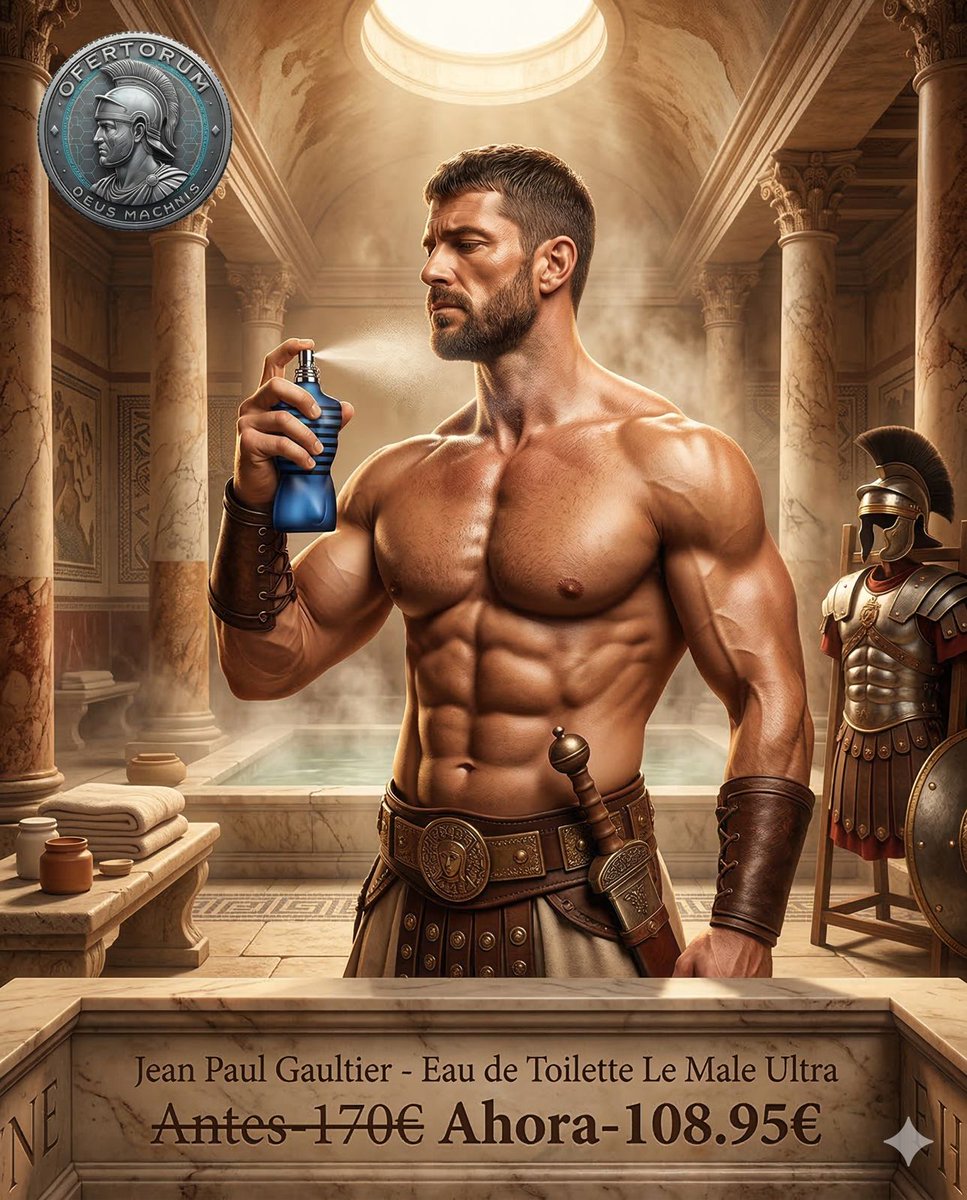 ofertorumweb's tweet image. 🏛️✨ ¡CONQUISTA TU PROPIO OLIMPO! ✨🏛️
¡Ave! 🤚 Ofertorum te trae la esencia de los dioses: Jean Paul Gaultier Le Male Ultra. Un perfume legendario.
💰Por solo 108.95€ (¡Antes ~170.00€~!). 
👉ofertorum.com/product/441560…
#Ofertorum #JPGaultier #LeMaleUltra #PerfumeMan #Chollo