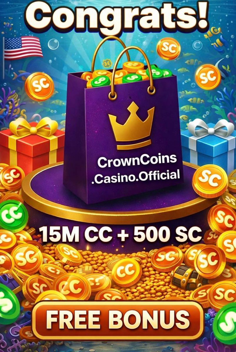 CrownCoins Casino Bonus tweet media