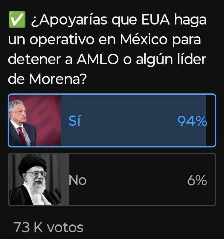 Solamente contesta SI o NO 
No es debate ,es encuesta.