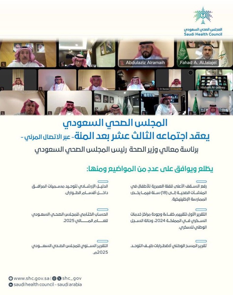 SGMsaad's tweet photo. 🔴 رسسسسسمياً 🇸🇦👏🏼

قرر المجلس الصحي السعودي رفع الفئة العمرية للأطفال إلى عمر 18 سنة فيما يخص الممارسة الاكلينيكية بدلاً من عمر 14 سنة "سابقاً"

⚠️ علماً أن هذا النظام به في أمريكا واغلب الدول الأوروبية 🇺🇸 

👇🏼التصنيف العمري للأطفال:
Neonate
Infant
Child
Adolescent 

#Pediatrics https://t.co/Fv7ANle709