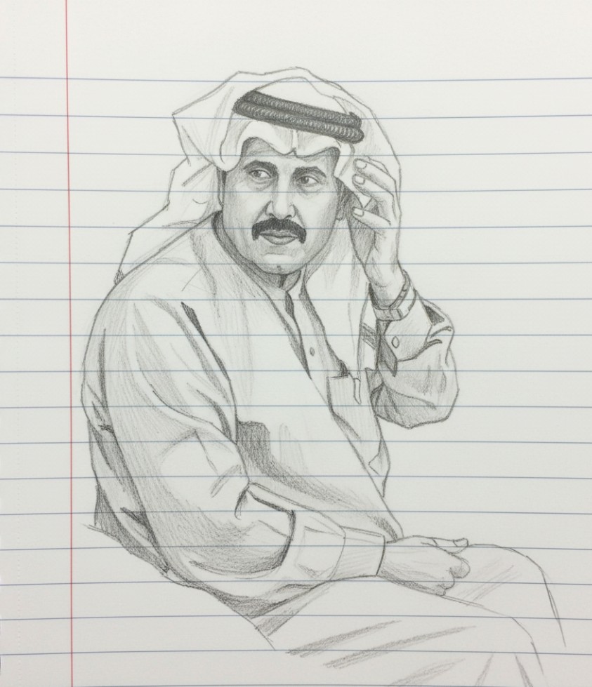 s77a77r's tweet photo. @bra3003 
ابراهيم ع الشعيل ابو بندر
مساء الخير 🌷
عملت لك رسمه لصورتك وان شاءلله تنال اعجابك واتمنى تعطيني هديه بسيطه  دعم وتشجيع لان مصدر رزقي  من ورئ الرسم https://t.co/P4SakbnonX