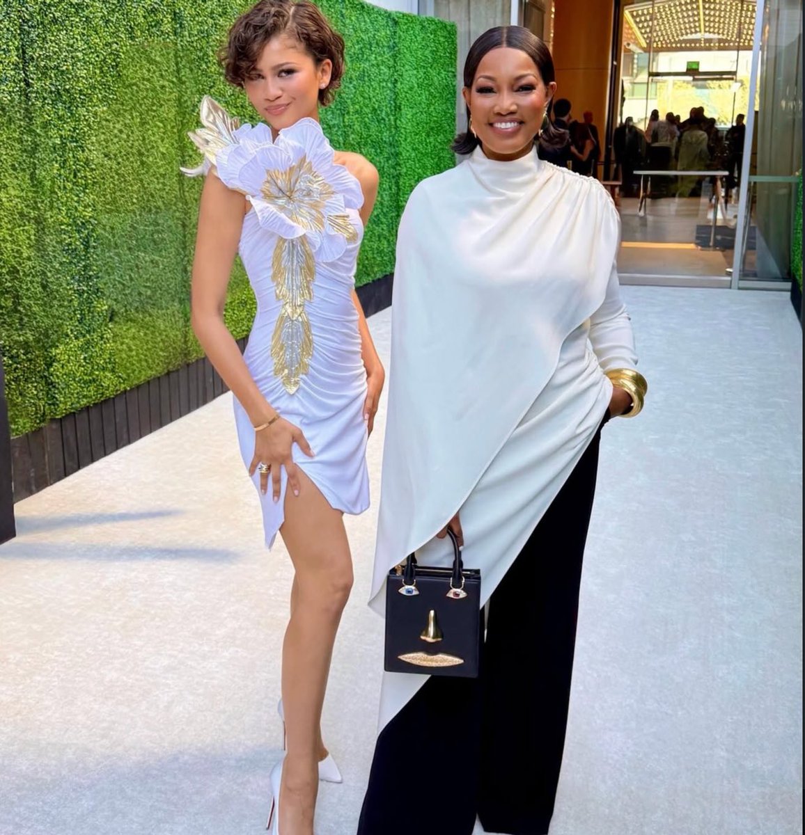 Award-winning and world-renowned actress, Garcelle Beauvais and Zendaya #RHOBH💎
