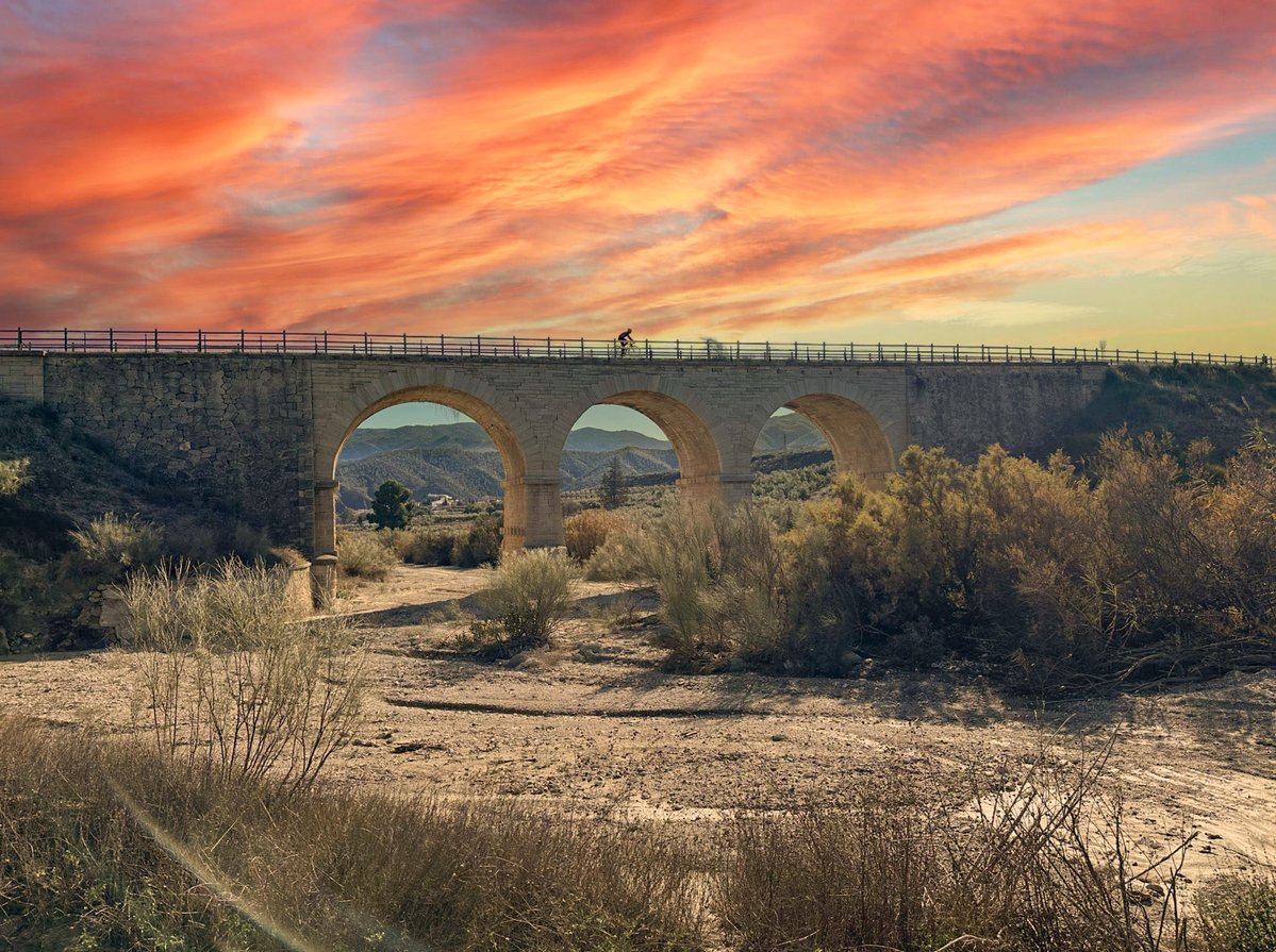 TurismoAlmanzor's tweet photo. Puente de los Tres Ojos en Armuña de Almanzora, historia sobre la rambla

Este singular puente del siglo XIX, construido por la compañía del ferrocarril del Almanzora, recibe su nombre por sus tres grandes arcos que cruzan la Rambla de Cela.

🔗 Más info: https://t.co/b56X4qGcAi https://t.co/hHH6UCSNRC