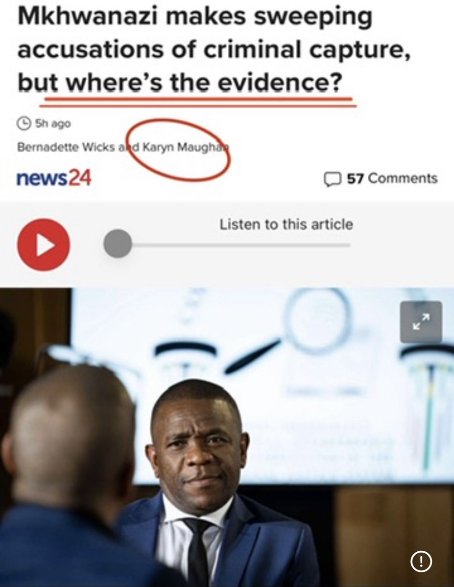 <a href="/karynmaughan/">Karyn Maughan</a> and associates. After Gen  Shibiri’s explosive testimony and his admission of “guilt “ for having lied under oath instead of dropping names of the cartels at  #MadlangaCommission,  do you still need evidence or you have since reconsidered your position now that you