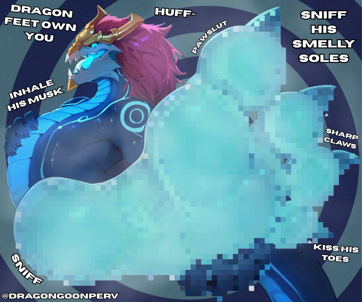 dragongoonperv's tweet photo. Suprise Gooners~ I'm Back~

First Caption in months about SUPERIOR, MUSKY DRAGON FEET

Two versions, one for normal people and another for people who can only goon to FOOT PIXELS

SHOVE YOUR FACE INTO THOSE SOLES AND SNIFF, HUFF

WORSHIP YOUR LIFE AWAY AT HIS TOES

OA: PSOTANOSI https://t.co/O0iRCz6Sv6