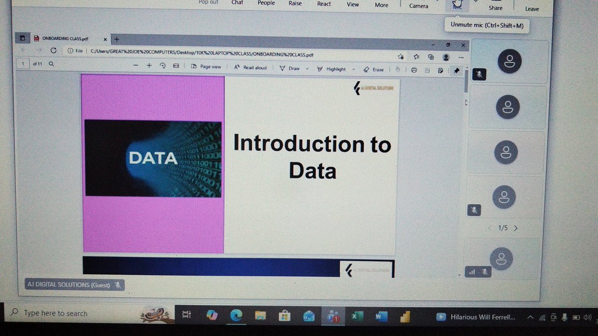 Desiregold7's tweet photo. Day 1 โ Onboarding Session of My Data Analysis Journey ๐Learned the introduction to Data.Every expert was once a beginner.Sharing every step of this journey.Growth > Perfection.
#10klaptopproject #techaccessfound @silverpenydr @seanpepisky @SgtShow01 @boye4christ2006 @nosafk https://t.co/R2tyUQNI0n