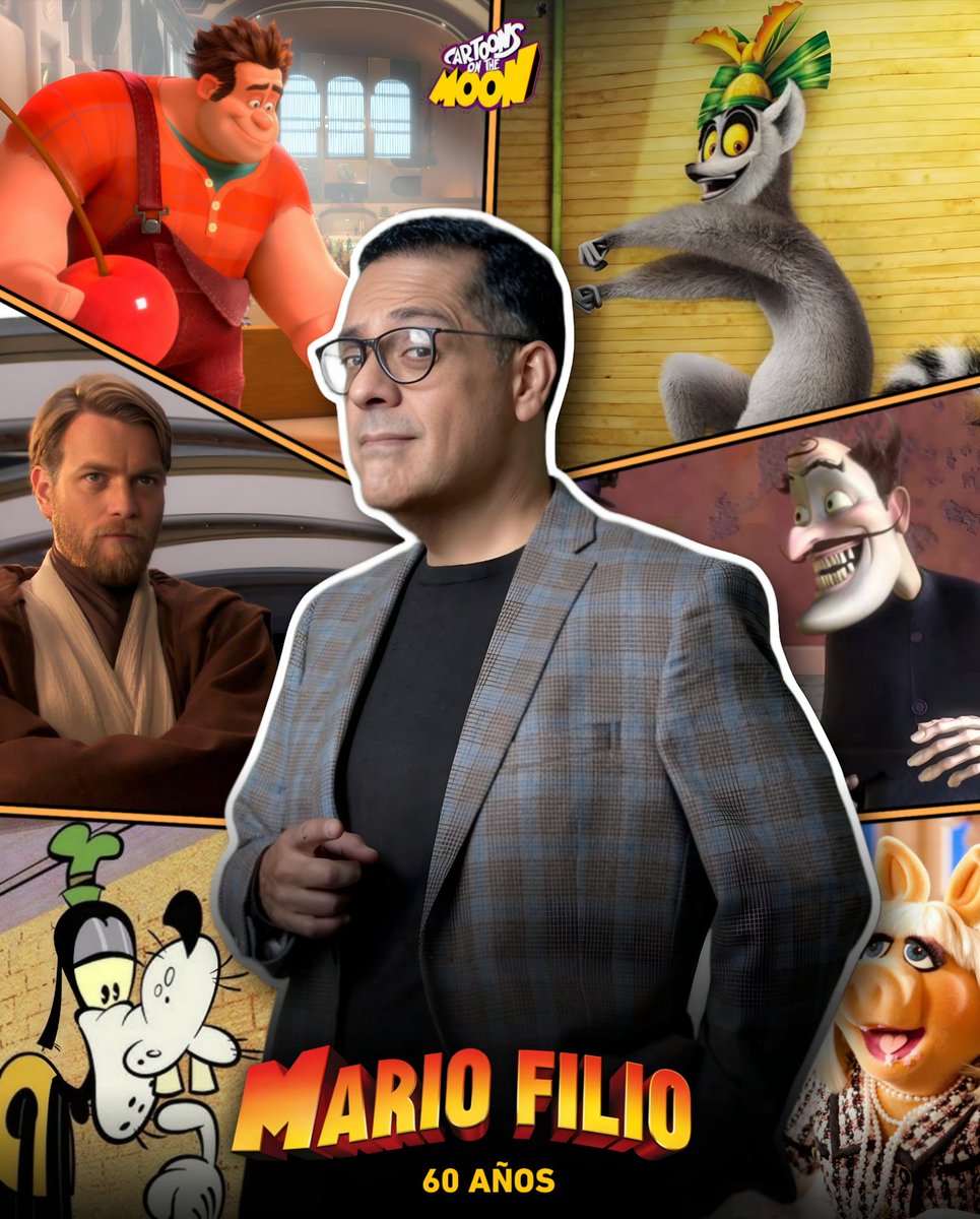 Hoy cumple 60 años el actor de doblaje Mario Filio