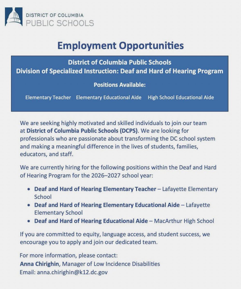 Division of Deaf, DeafBlind, Hard of Hearing tweet media