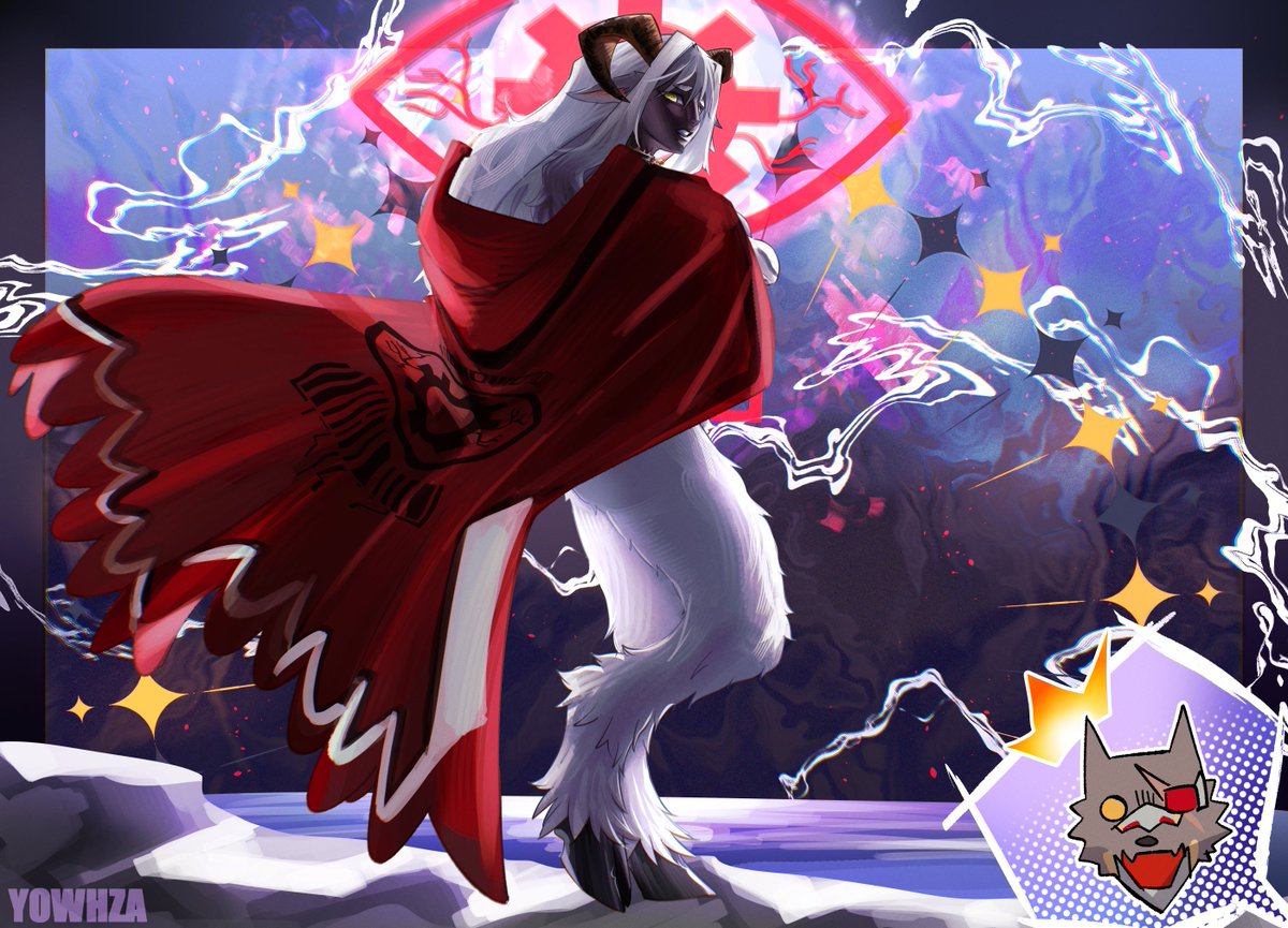 TheGogyV's tweet photo. @delirisse Ye, Yowhza also did this one for her, which is much closer to the CotL inspo lol https://t.co/bSiU5U9nYM